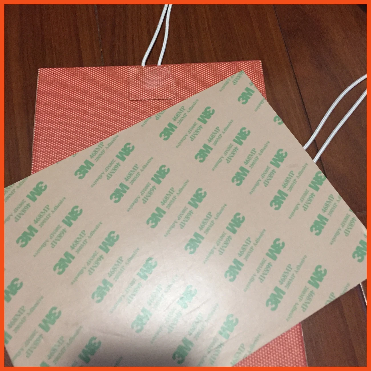 24V 350*450mm 100W heating silicone heater pad for oil heater film heat electric flessibile della gomma silicone riscaldatore