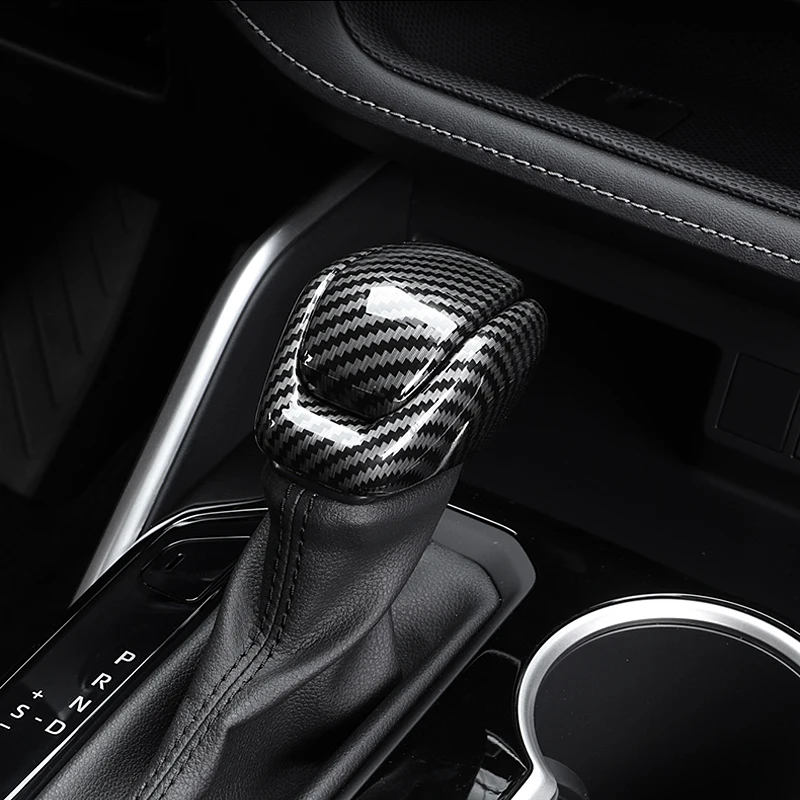 Für Toyota RAV4 XA50 2019 2020 2021 2022 2023 2024 2025 RAV 4 Hybrid Auto Schaltknauf Schaltkopf-Abdeckung Verkleidung ABS Zubehör – Detail 6