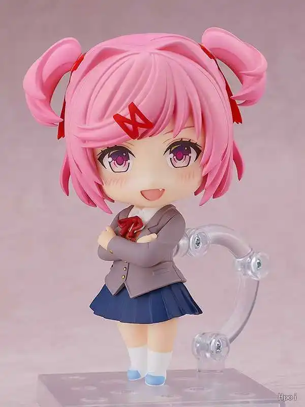 Nendoroid 2077 Natsuki Q Version Interchangeable Face Posable Action Figure Model Doki Doki Literature Club Collectible Toy view 6