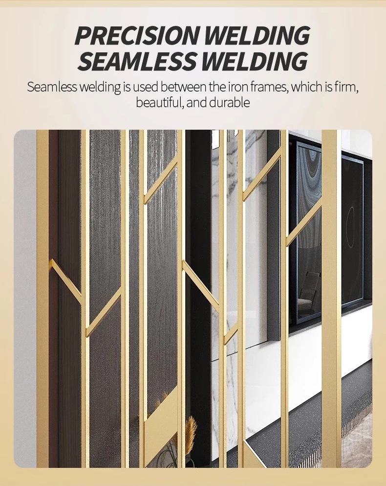 Customized Stainless Steel Divider Panels Laser Cut Screen Partition for Hotel Workshop Apartment-Modern Design Durable