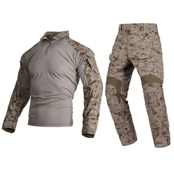 Emersongear Taktische G3-Kampfuniform-Sets 2017, Hemd, Hosen, Oberteile, Duty-Cargo-Hose, Herren-Tarnanzüge, Sport, Wandern, AOR1