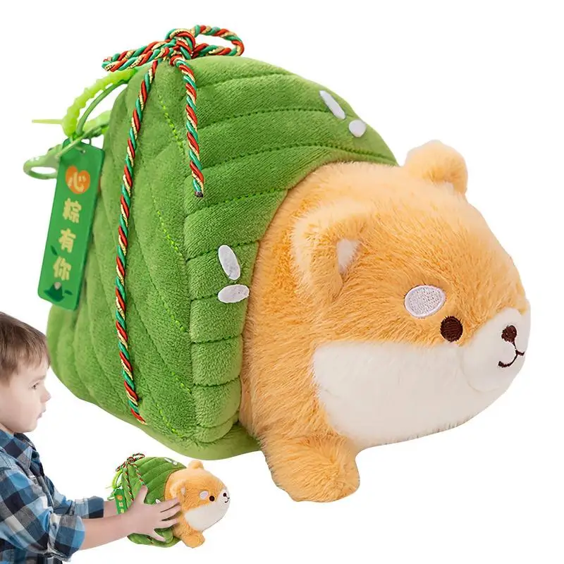 

Cute Realistic Zongzi Shape Doll Stuffed Animals Festival Theme Animal Plush Doll For Baby Kids Girls Boys Toddler Dragon Boat