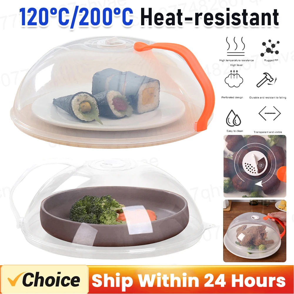 

Microwave Plate Cover Microwave Splatter Cover with Steam Vents 10 in Splatter Guard Lid Large Microwave Splash Guard Cooker Lid