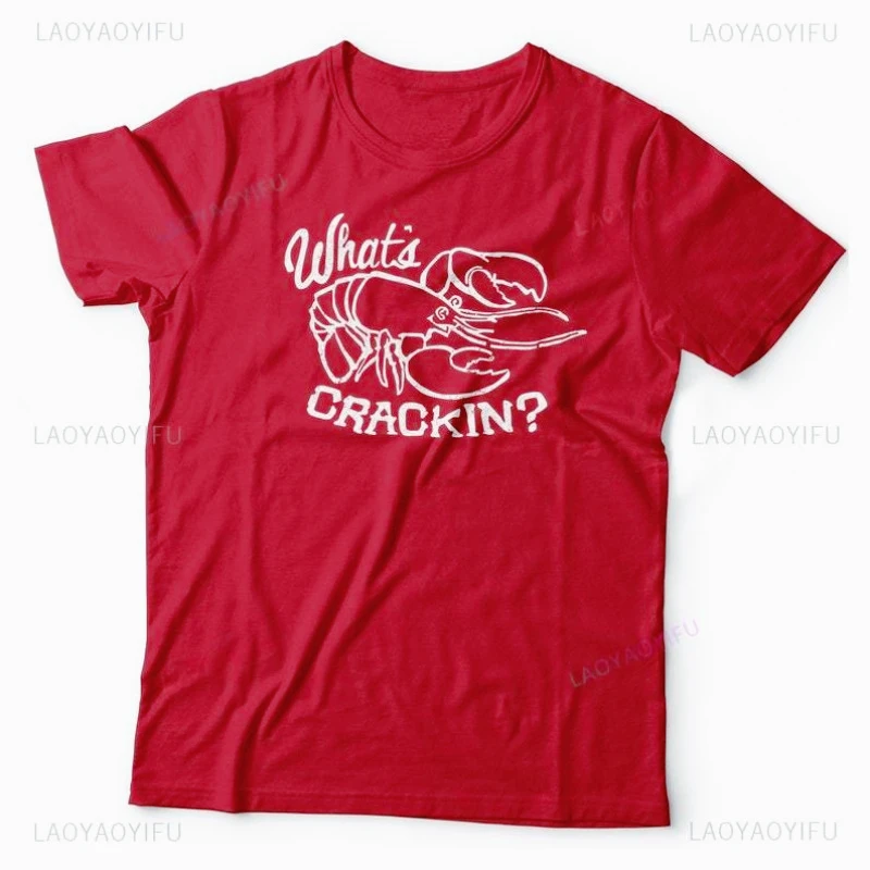 What's Crackin' John B Lobster Design Inspired by Outer Banks Netflix Show Beach Vibes Summer T-Shirt Funny Coastal Graphic Tee