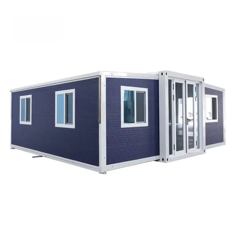 Cheap Fast Assembly 2 Bedrooms Prefab Ready Made Cheap Tiny Houses Villa Cozy Prefabricated Folding Container House for Sale