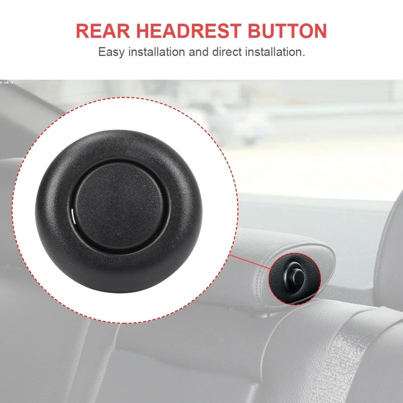 1 PCS Car Seat Headrest Button Adjustment Switch Car Accessories Black For Mercedes Benz W205/W253/W213 C200 C260 E300 2015-2021