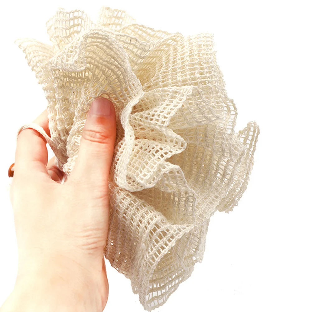 

Bath Ball Beige Durable Scrub Tool for Body Wash Rich Lather Exfoliate Clean Soothe Skin Home Travel Bath Ball