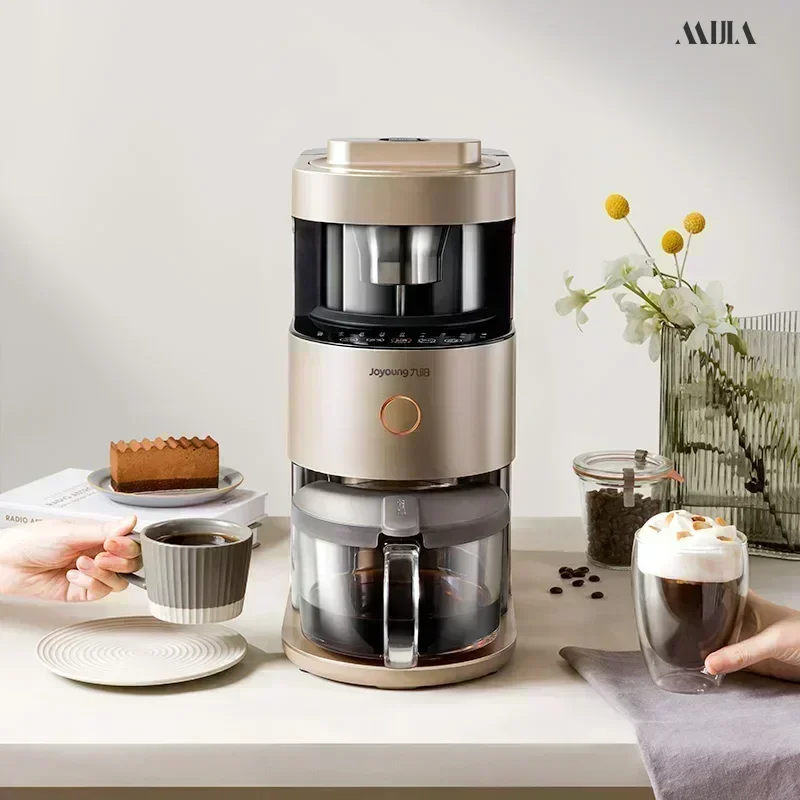 Multifunctional fully automatic soybean milk machine, no-cleaning household desktop silent intelligent food processor