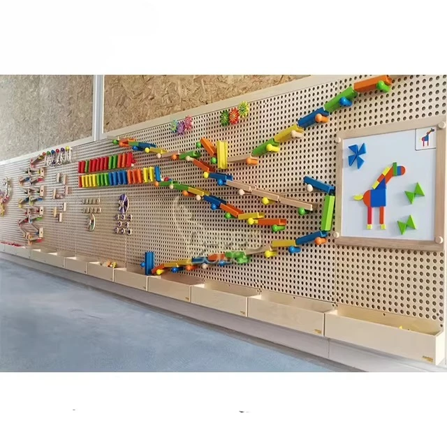 

Wooden Interactive Wall Mounted Interactive Wall Games Educational Play Systems Hot for Sales