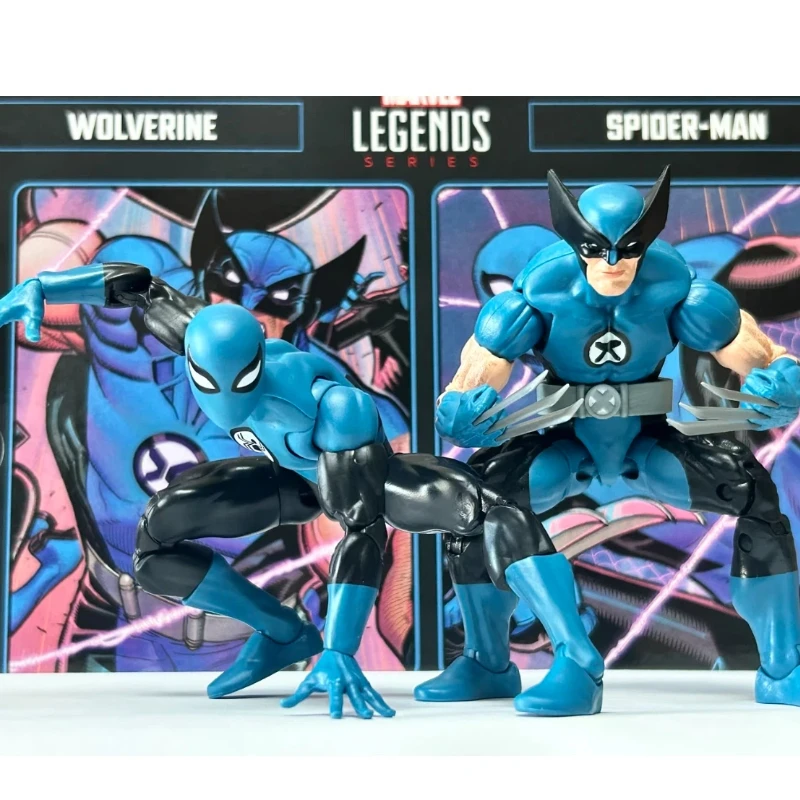 Подлинная серия Marvel Legend Fantastic Four Росомаха и Человек-Паук 6-дюймовые мобильные куклы фигурку аниме периферийные крутые игрушки