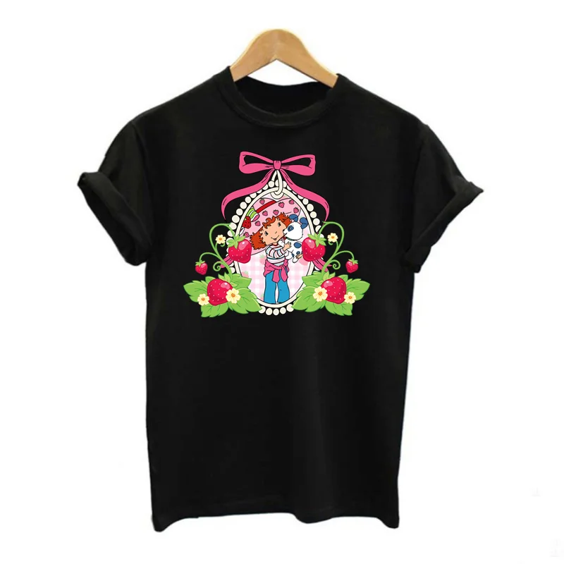 Erdbeere Shortcake Eisen auf Patches Bügelanwendungen für Kleidung Wärme Thermotransfer T-Shirt Aufkleber Zubehör individuell – Detail 18