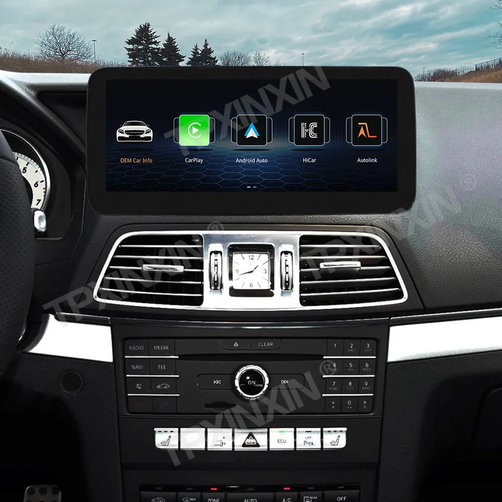 For Mercedes Benz E Coupe W207 2009~2016 Linux Car Radio Android Auto Carplay Automotive Multimedia Player GPS Navi Head Unit