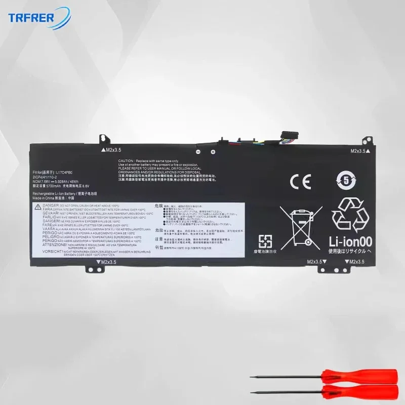 MA L17C4PB0 L17M4PB2 laptop battery for Lenovo Flex 6-14arideapad 530s-14ikk 15ikk yoga 530s-14ikk 530s-15ikk 530s-151kb