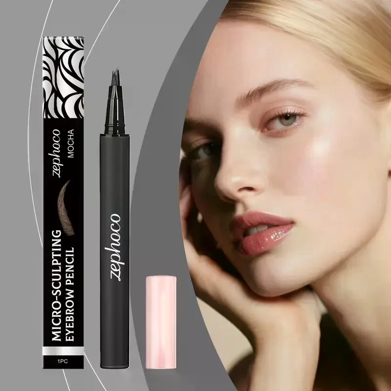 Smooth Mocha Eyebrow Pencil Natural Brow Shaper Long Wearing For Daytime And Party Makeup Styles