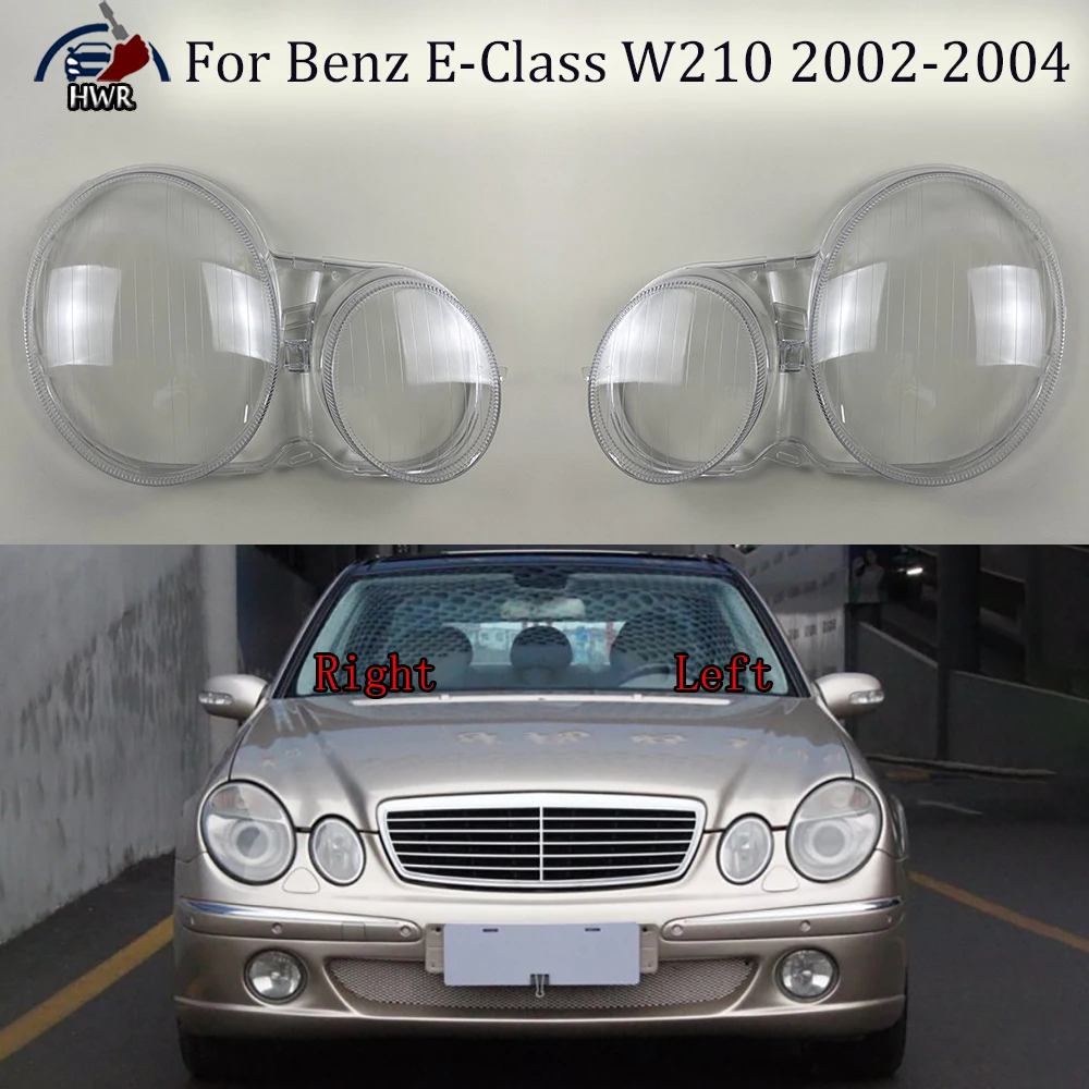 

Front Headlamp Cover Transparent Lampshade Headlight Shell Lamp Shade Plexiglass For Benz E-Class W210 E220 E240 E320 2002-2004