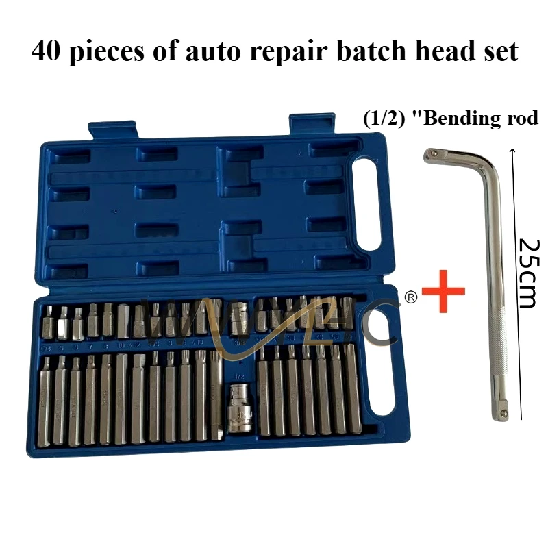 

Suitable for 40-piece Set of Star Batch Set, Set of Hexagonal Wrench Set, Combination of Auto Repair Spline Tool Pattern,