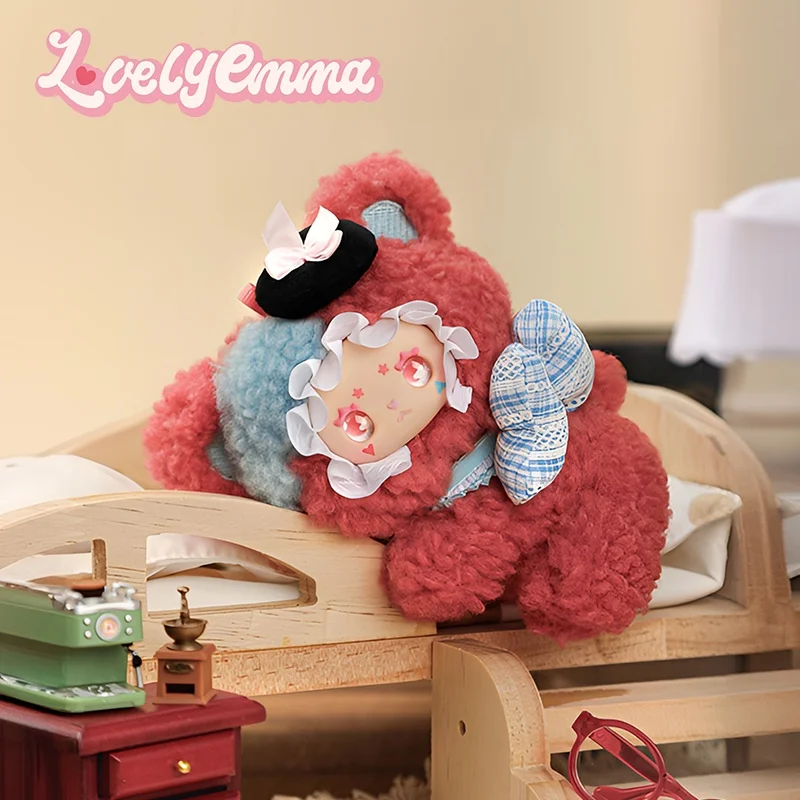 

Authentic Lovely Emma Bear Adoption Guide Series Blind Box Hug Clip Trendy Plush Doll Pendant Collectible Toy Gift For Girls