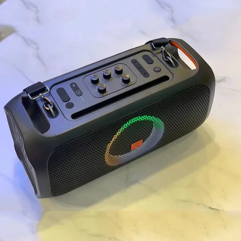 

Best Seller New Arrived Hight Quality Hot Selling Portable Home Speakers Outdoor Karaoke Wireless Speakers With 1 Mic