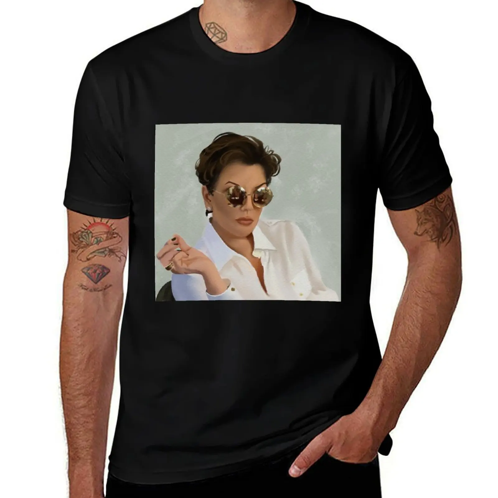 

Kris Jenner T-Shirt Casual Light Summer Short Sleeve Top
