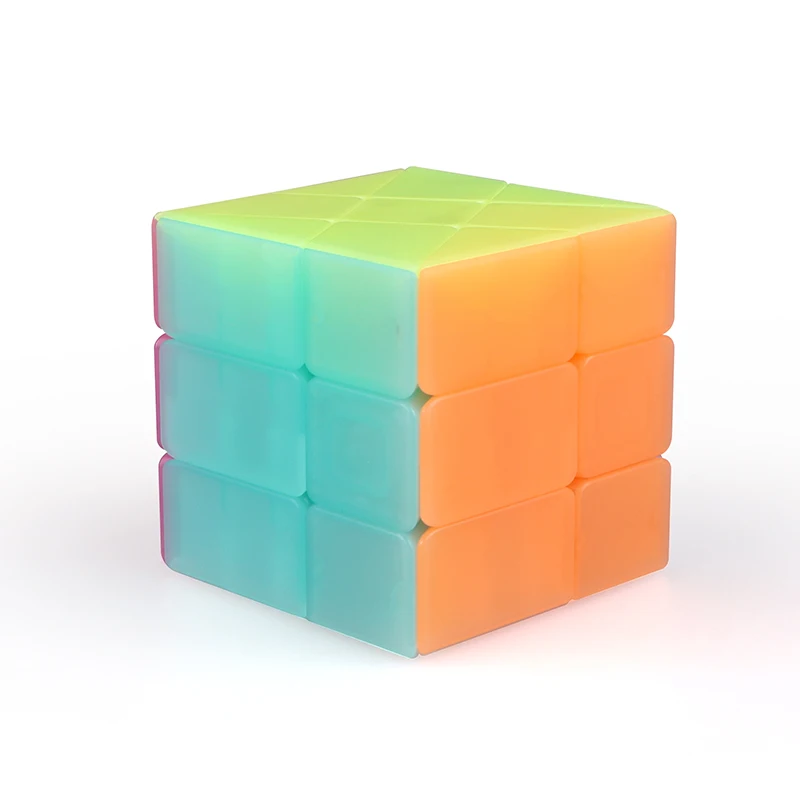 QiYi Windmill Cube 3X3X3เมจิกความเร็ว Cube Stickerless Professional Qiyi Windwill 3X3ปริศนา Fidget ของเล่นเด็กของขวัญ