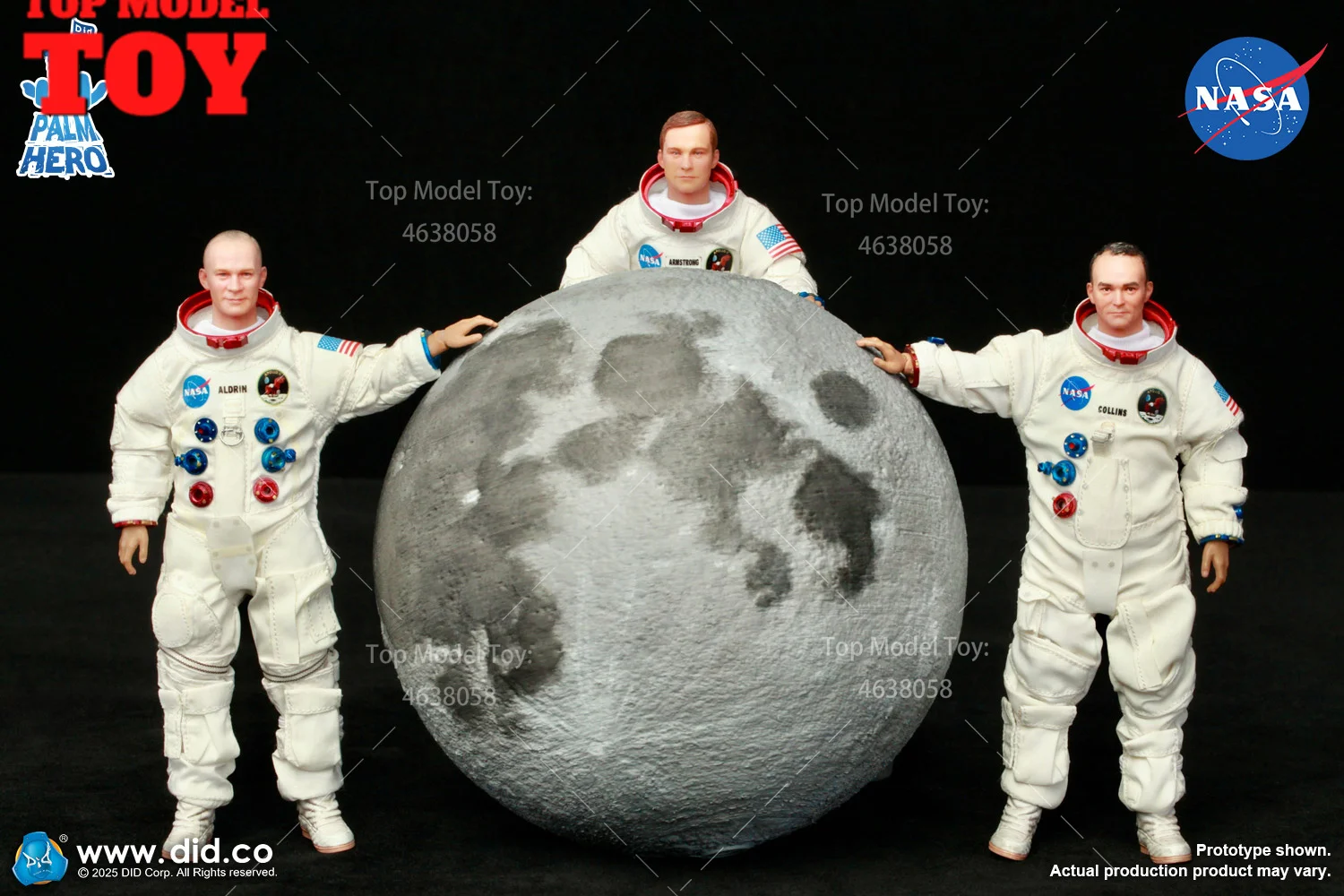 DID XS80033 XS80034 XS80035 1/12 رائد الفضاء الأمريكي 3-شخص مجموعة 6 ''ذكر الجندي عمل الشكل دمى الجسم نموذج للتجميع