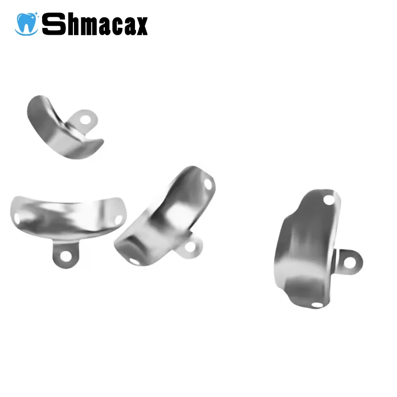 

50Pcs/Box Dental Matrix Bands Sectional Metal Matrices Matrix 3.5/4.5/5.5/6.5mm Size Teeth Replacement Dentist Tools