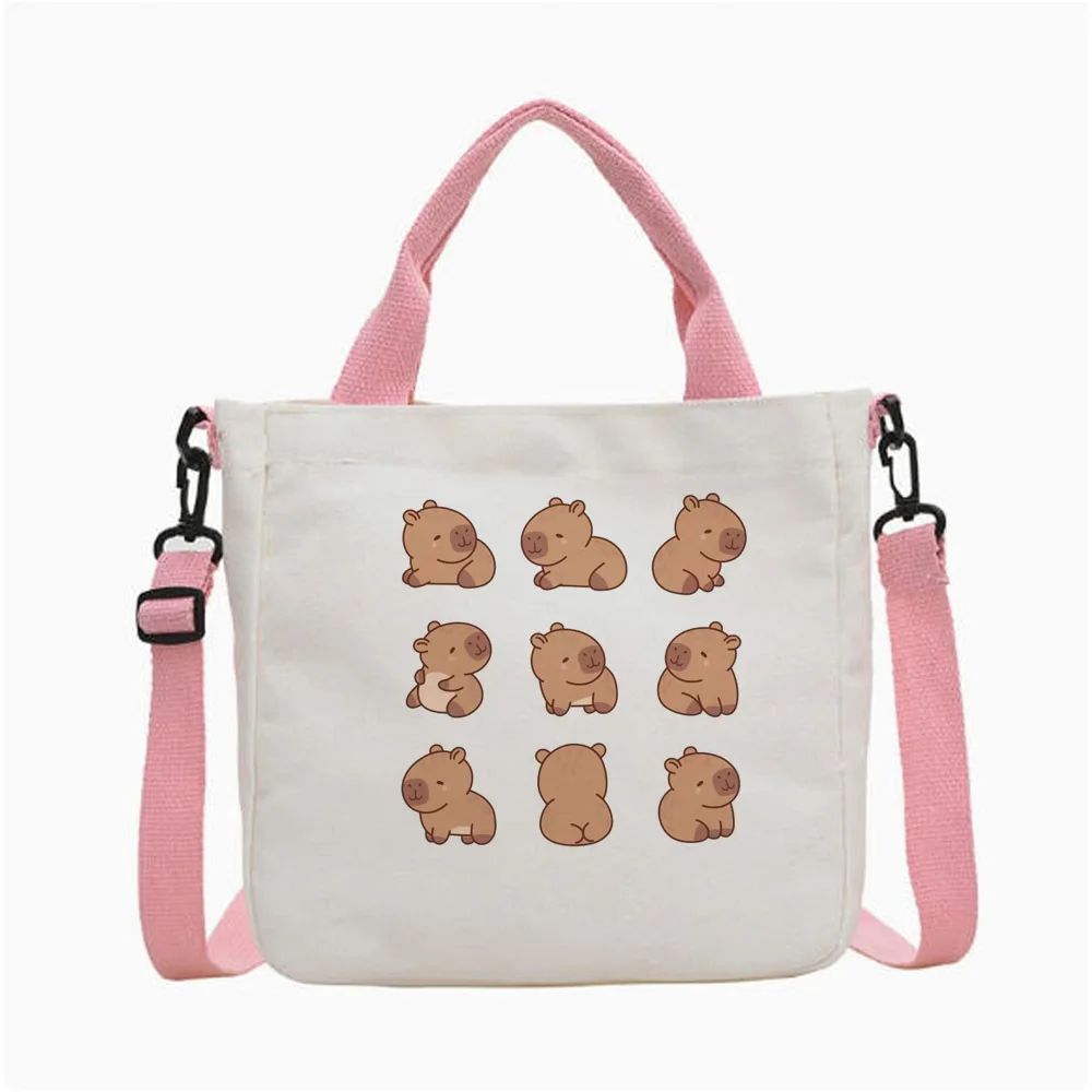 Capybara Kapibara tote bag bolsas de tela totebag shoulder  grocery sac cabas femme