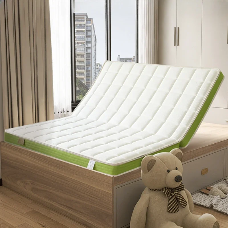 Colchão dobrável moderno de látex, colchão duplo de designer para quarto infantil, móveis para casa