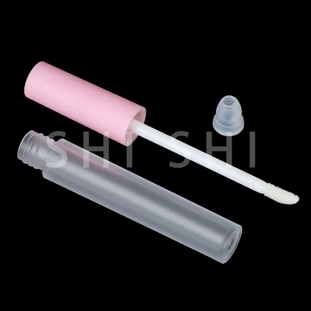 Mini Lege Lipgloss Tubes Flesjes Navulbare Lippenstift Monster Container Lippenbalsem Flessen Diy Cosmetica Tool, Matte Roze