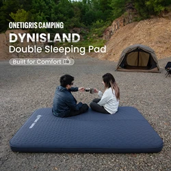 OneTigris DYNISLAND Sleeping Pad Interior Air Mattress Glamping Mats Sleeping 2 Person Camping Bed Mat Built-in Pump Camping Mat