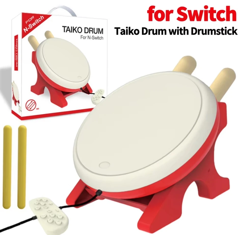 for-switch-game-console-gaming-drum-with-drumstick-game-machine-somatosensory-drum-for-nintendo-switch-taiko-no-tatsujin