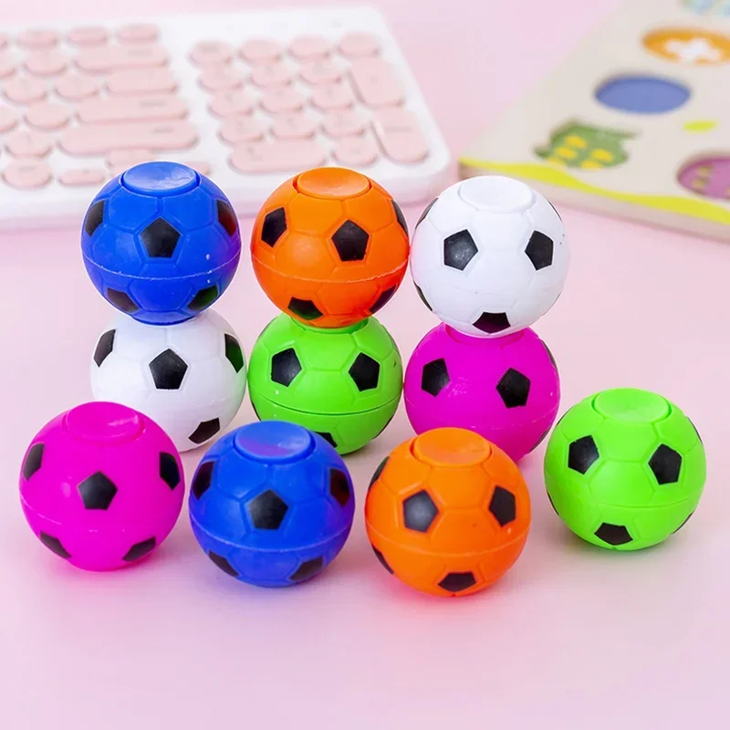 Colourful Fingertip Soccer Rotating Ball Toys Birthday Party Favors for Kids  Gift  Funny Favors Finger Game Toys