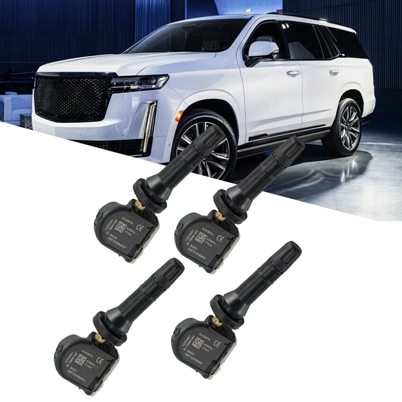 4 Pcs TPMS Tire Pressure Sensor Accessories 13533166 For GMC Sierra Yukon Siiverado Suburban Tahoe Cadillac ATS CT4 CT5 Escalade