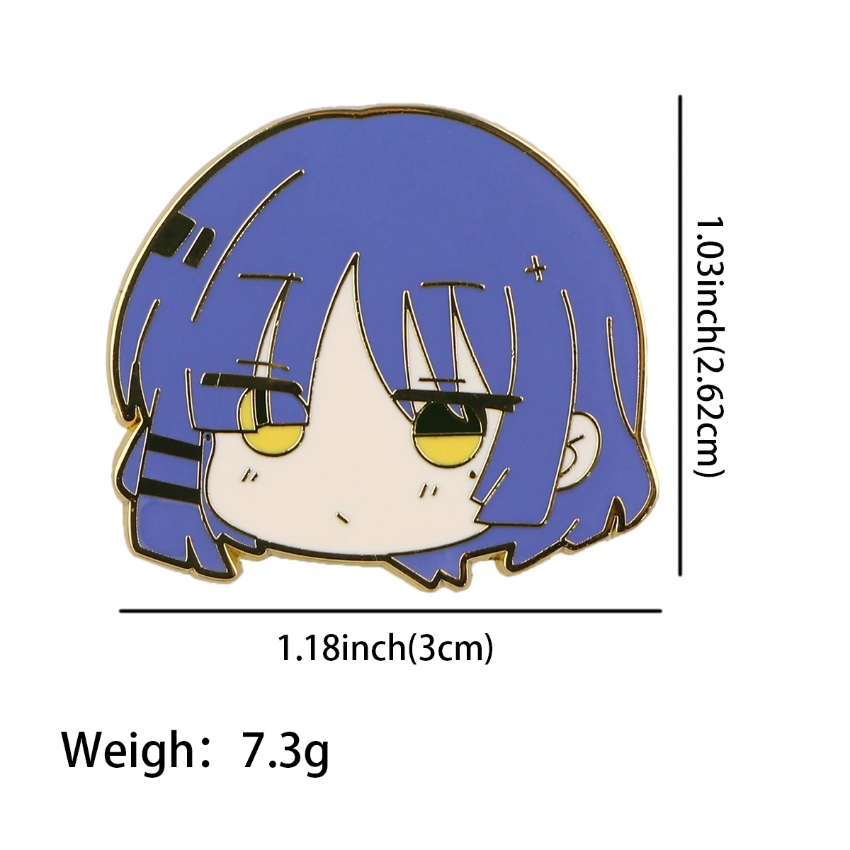 Anime Cute Girls Lapel Pin Cute Lapel Pins Men Women\'s Brooch Backpack Badges Brooches for Clothing Badges Jewelry Accessories