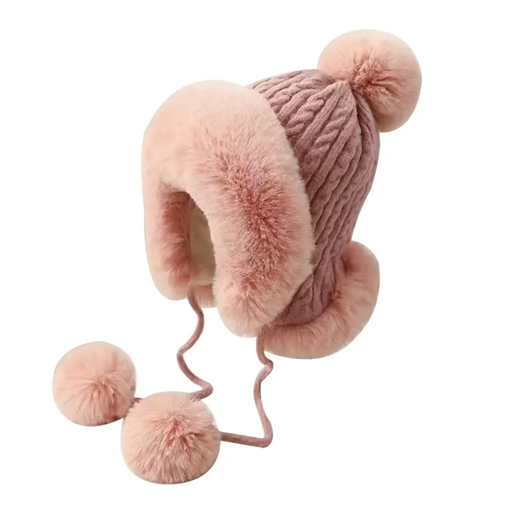 Cappello invernale caldo alla moda cappello Bomber Kawaii addensato berretto con protezione per le orecchie carino per le donne