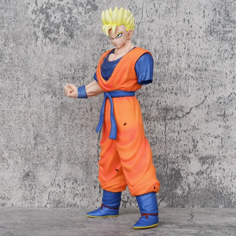 Dragon Ball Z Action Figure, Son Gohan, Braço Quebrado, Future Anime Figure, SSJ Gk, Coleção de Estátua, Brinquedos Bonecas Modelo, Presente, 30cm