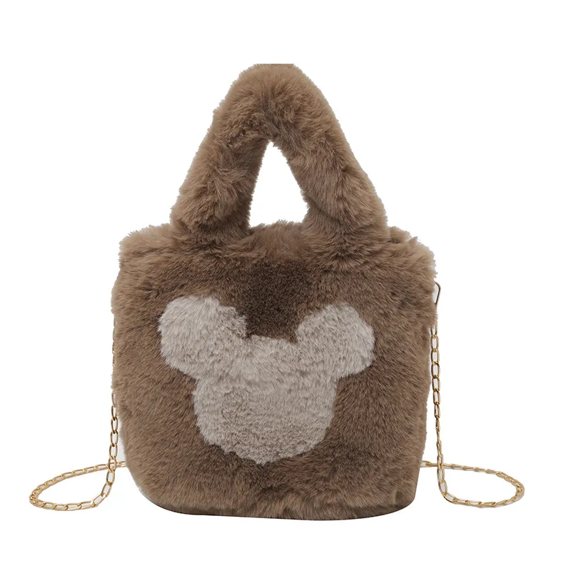 

Disney Mickey Mouse Cute Chain Crossbody Shoulder Bag for Women Nurse Female Student Fashion Luxury Daily Use Gift Purse