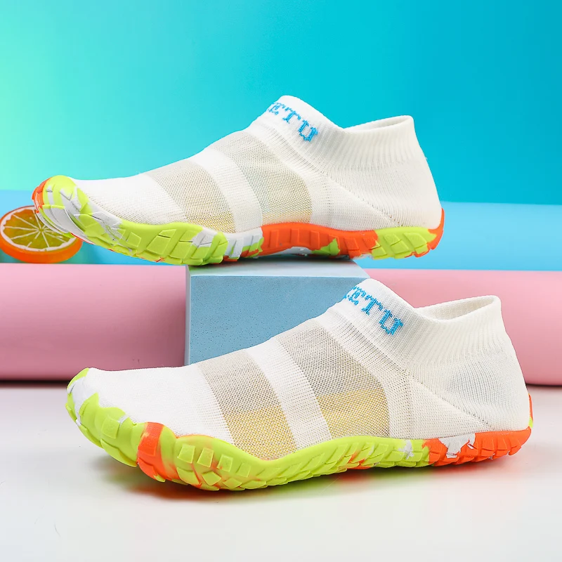 

Летняя обувь для ходьбы босиком, женская нескользящая обувь без шнуровки, пляжная обувь для активного отдыха на открытом воздухе, женские дышащие быстросохнущие кроссовки