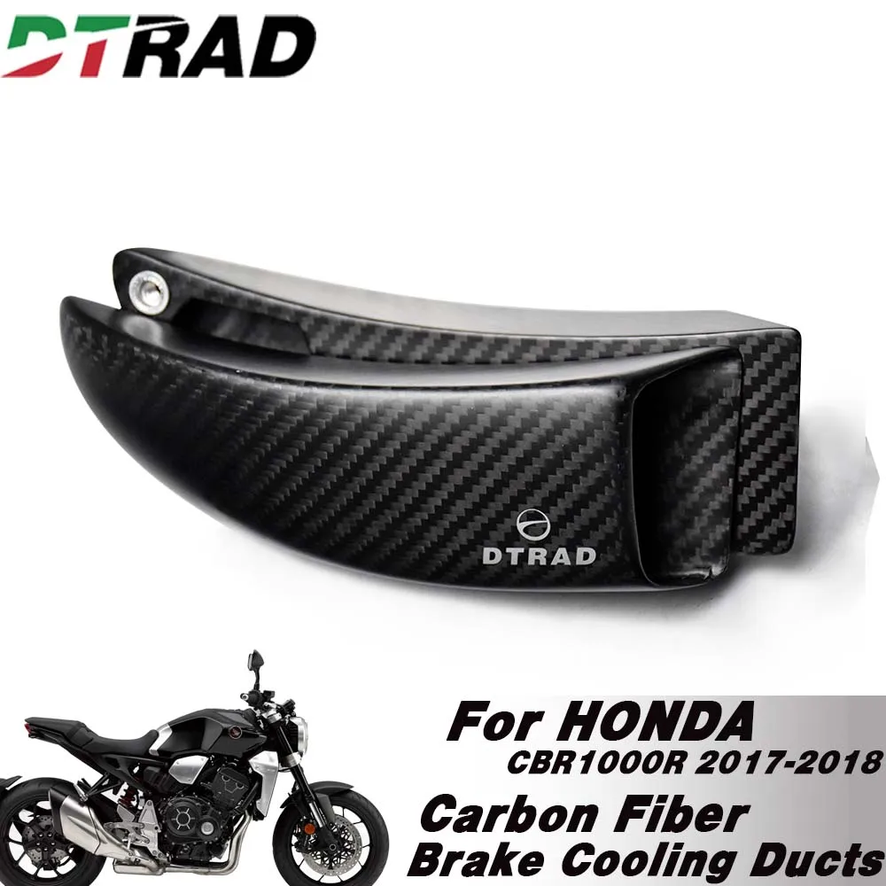 

For HONDA CBR1000R 2017-2018 Motorcycle Carbon Fiber Air Ducts Brake Cooling System Caliper Channel Cooler Bracket Mounting kit