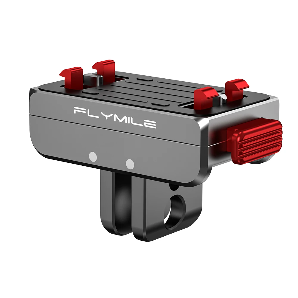 Magnetyczny uchwyt szybkiego montażu Flymile do Insta360 X5/X4 Air/Ace Pro/2 z adapterem i bezpiecznym systemem blokowania Claw-Lock, akcesoria do kamer. — zdjęcie produktu 7