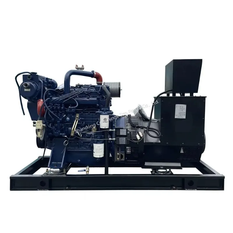 30kVA Marine Generator Set, CCS Certified, Seawater‑Cooled Weichai Engine, 50/60Hz, Silent & Open‑Type