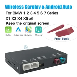 Wireless CarPlay for BMW NBT,CIC System 1 2 3 4 5 6 7 Series X1 X3 X4 X5 X6 MINI E60 E84 E70 F26 F25 F10 F11 F20 F21