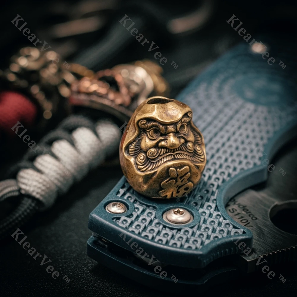 

Латунный персонализированный кулон-нож, уличный EDC инструмент, кулон, зонтик, веревка, аксессуары, автомобильный брелок, подвеска «сделай сам», подвеска на рюкзак