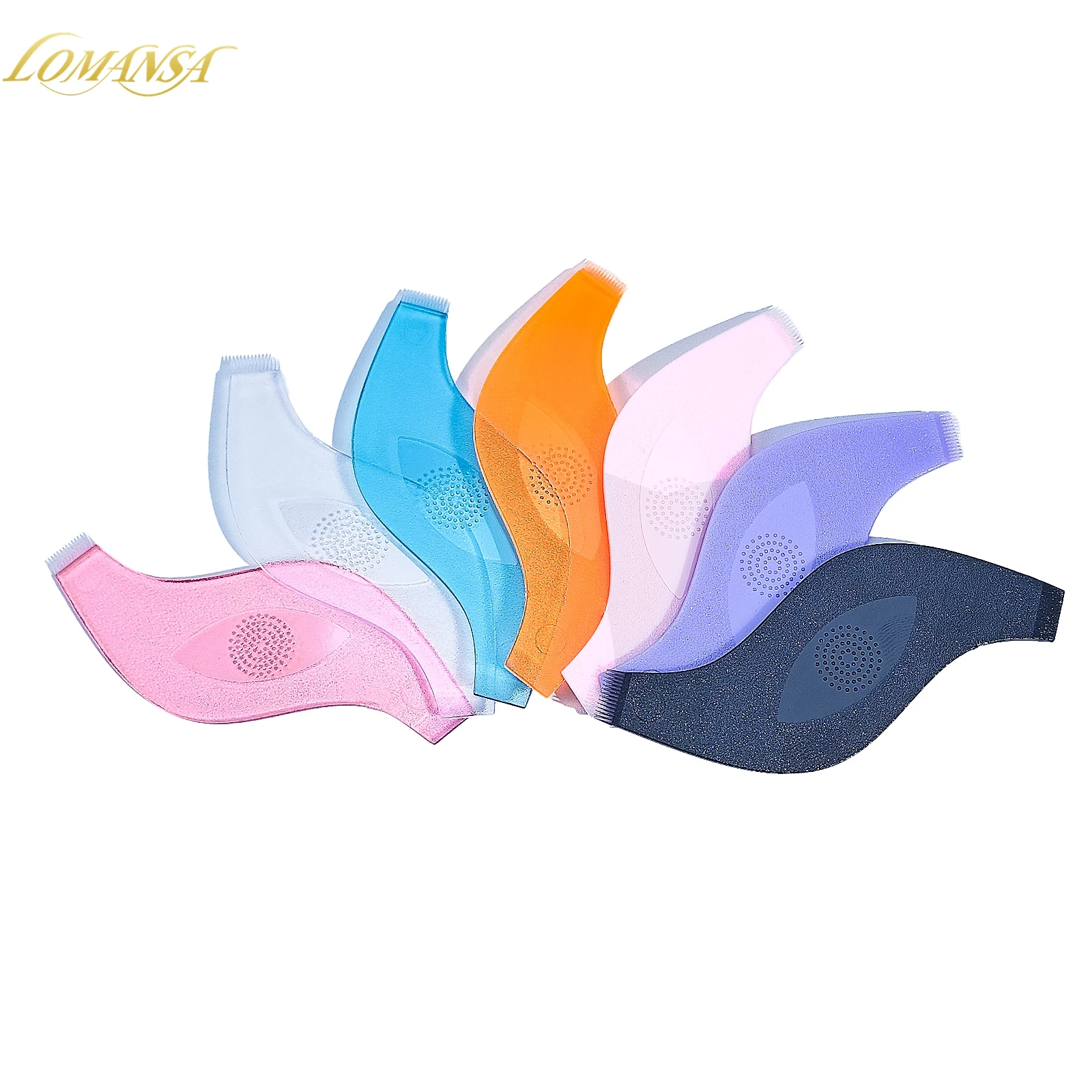 10 Uds. Cepillos de maquillaje para pestañas, peine limpio de plástico reutilizable, rizador de elevación de pestañas en forma de S, extensión de pestañas, herramienta para permanente