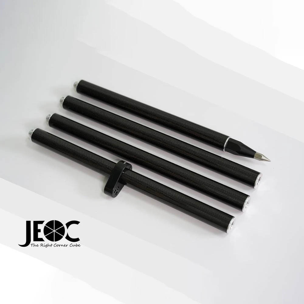 Imagem -02 - Jeoc Vara Universal de Fibra de Carbono Rtk Gps de 4*45 cm para Leica Trimble e Sistemas Japoneses Acessórios de Topografia de 180 cm