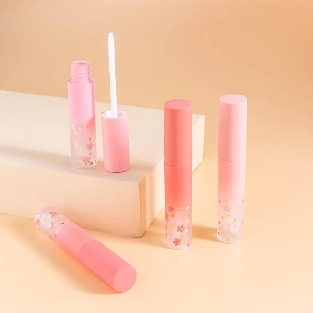 

New 3ml Empty Lipgloss Bottle Round Tube DIY Lip Gloss Container Transprent Refillable Bottles Empty Lipgloss Bottle