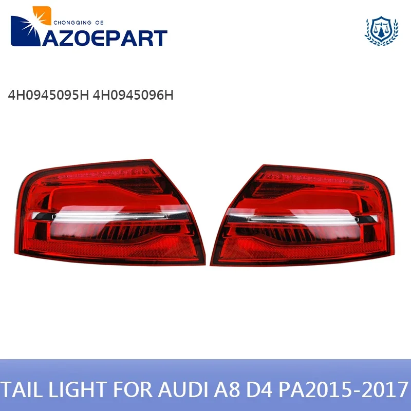 Rear Brake Stop Tail Light Lamp for Audi A8 D4 PA 2015 2016 2017