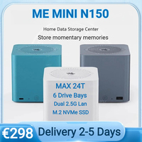 2025 Beelink ME Mini Intel N150 12GB LPDDR5 64G eMMC 2T SSD WiFi6 4K Dual 2.5G Lan Mini PC 4800MHz Computer Gaming MINI PC