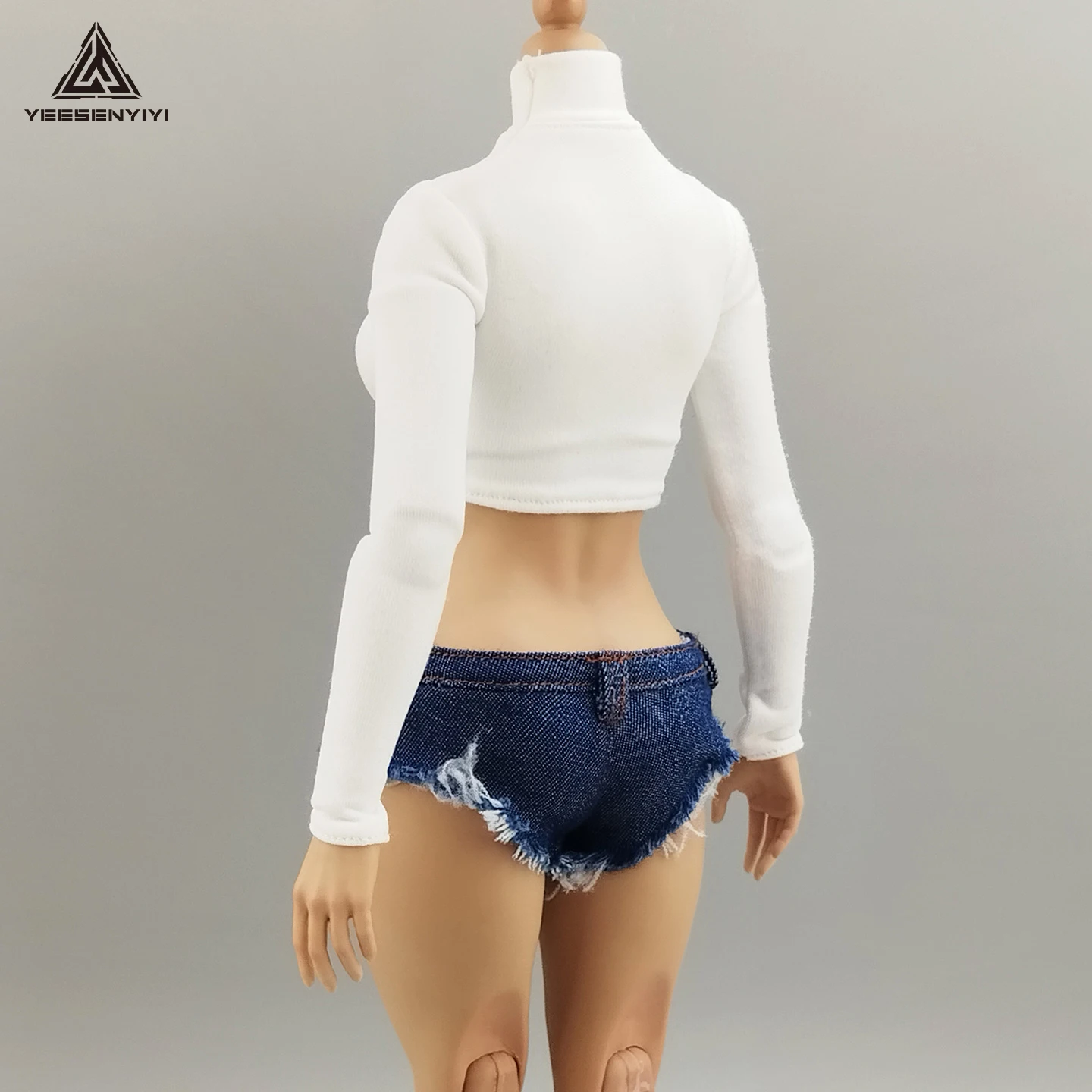 กางเกงยีนส์ขาสั้นขนาด 1/6 แบบข - Shorts Denim Frayed บทวิจารณ์และราคา