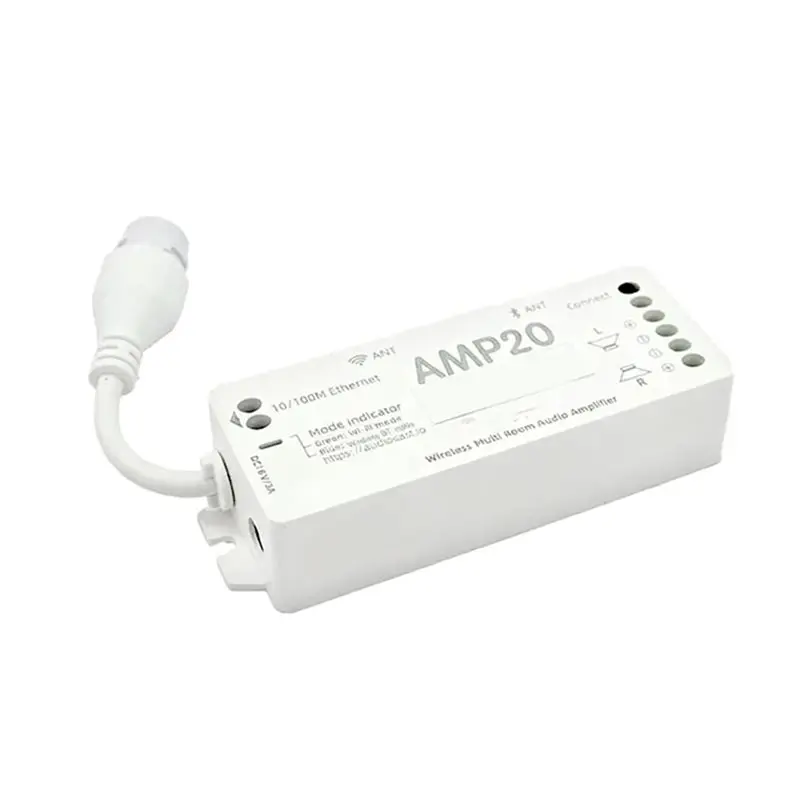 

Беспроводной стриминговый усилитель A99E-Amp20 с функцией многозонального воспроизведения музыки и динамическим выходным частотным разрешением IEAST
